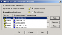 IP block in IIS - Klik voor grotere versie IP block in IIS - Klik voor grotere versie