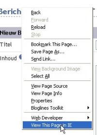 bekijk in internet explorer - Klik voor grotere versie bekijk in internet explorer - Klik voor grotere versie