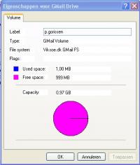 1GB netwerkschijf - Klik voor grotere versie 1GB netwerkschijf - Klik voor grotere versie