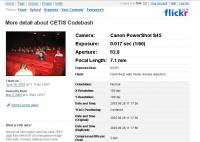 exif in Flickr - Klik voor grotere versie exif in Flickr - Klik voor grotere versie