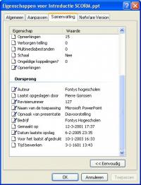 metadata in PPT - Klik voor grotere versie metadata in PPT - Klik voor grotere versie
