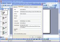 PPT metadata in Powerpoint - Klik voor grotere versie PPT metadata in Powerpoint - Klik voor grotere versie