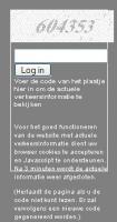 inloggen - Klik voor grotere versie inloggen - Klik voor grotere versie