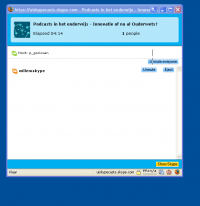 Skypecast - Klik voor grotere versie Skypecast - Klik voor grotere versie