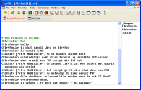 Chat in MIRC - Klik voor grotere versie Chat in MIRC - Klik voor grotere versie