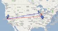 Kindle DX route - Klik voor grotere versie Kindle DX route - Klik voor grotere versie