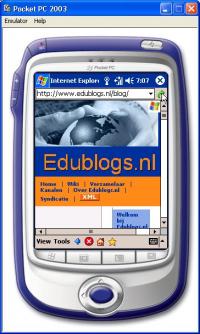Edublogs-ellende - Klik voor grotere versie Edublogs-ellende - Klik voor grotere versie