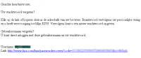 een mail met je gebruikersnaam en een link - Klik voor grotere versie