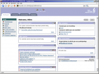  RSS in Blackboard - Klik voor grotere versie