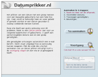 datumprikker oud - Klik voor grotere versie