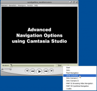 Navigatie in Quicktime - Klik voor grotere versie