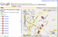 Google Maps GEORSS - Klik voor grotere versie