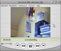 Quicktime Stream Live - Klik voor grotere versie