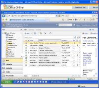 Outlook 2007 Web - Klik voor grotere versie