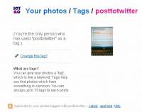 Flickr tags - Klik voor grotere versie