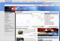 NOS journaal website - Klik voor grotere versie