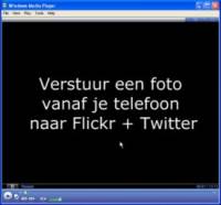 Foto via GPRS naar Flickr en Twitter - Klik voor grotere versie