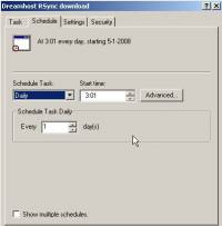 Windows Scheduler - Klik voor grotere versie