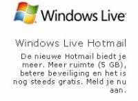 Hotmail - Klik voor grotere versie