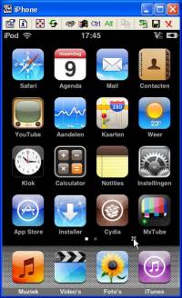 IPod Touch VNC - Klik voor grotere versie
