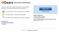 Google Gears - Klik voor grotere versie