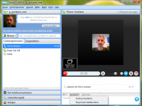 Skype 4p1 beta - Klik voor grotere versie