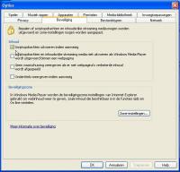 Mediaplayer met scripting enabled - Klik voor grotere versie