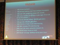 Overzicht geschiedenis Linux - Klik voor grotere versie