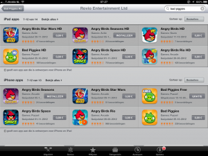 Rovio aanbieding