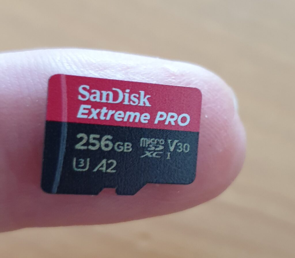 SanDisk 256GB microSD Extreme Pro geheugenkaart U3 A2 170MB/s