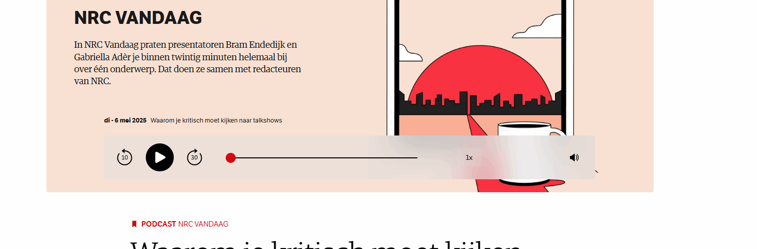NRC Vandaag podcast screenshot